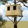 Back of tree house