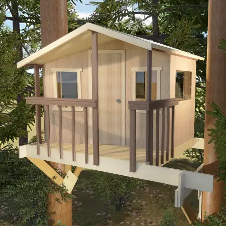 Zelkova treehouse design